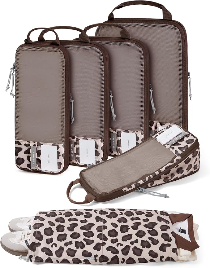 BAGSMART Compression Packing Cubes for Travel Essentials | 14 Set /6 Set /4 Set/2 Set, Lightweight, Durable by BAGSMART