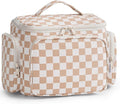 Narwey Hanging Travel Toiletry Bag for Women, Large Makeup Cosmetic Bag | Wide Open, Organized Pocket, Dry Wet Separation, Portable Bathroom Travel Bag for Full Size Toiletries, Vivid Pattern, Gifts by Narwey
