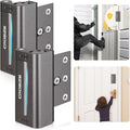 Home Security Door Lock, Door Reinforcement Lock for Kids Safety, Dark Gray | Withstands 1000 lbs of Impact, Door Lock for Front Door, Defender Door Locks Latch, Inside Door Lock, For Door Security by Crosize