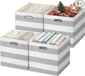 Posprica 3X Thicker Storage Bins Storage Cubes, 13×13 Fabric Storage Boxes Foldable Baskets Containers Drawers for Nurseries,Offices,Closets,Home Décor by Posprica