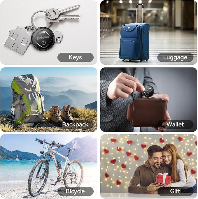 Tracker Android, 2026 New Smart Tags-4 Pack Android Tracker for Google'S Find Hub App, Bluetooth Tracker Keys Finder and Item Locator & GPS Trackers for Keys,Luggages,Wallet, IP67 - Image 8