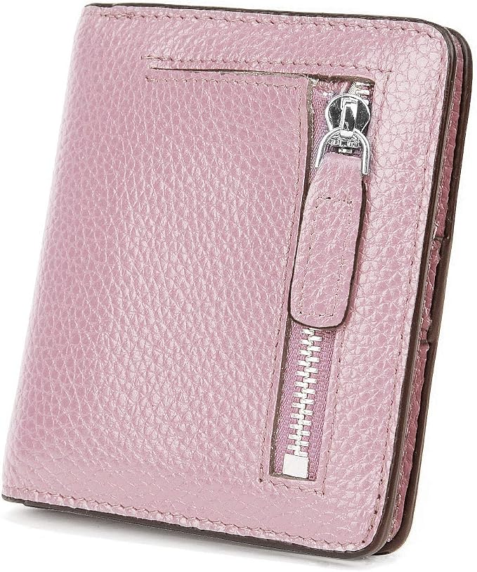 Small Leather Wallet for Women, Ladies Credit Card Holder RFID Blocking Women's Mini Bifold Pocket Purse by AINIMOER