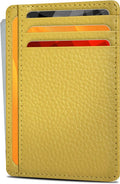 Slim Minimalist Leather Wallet RFID Blocking Front Pocket Card Holder by OakLeathers