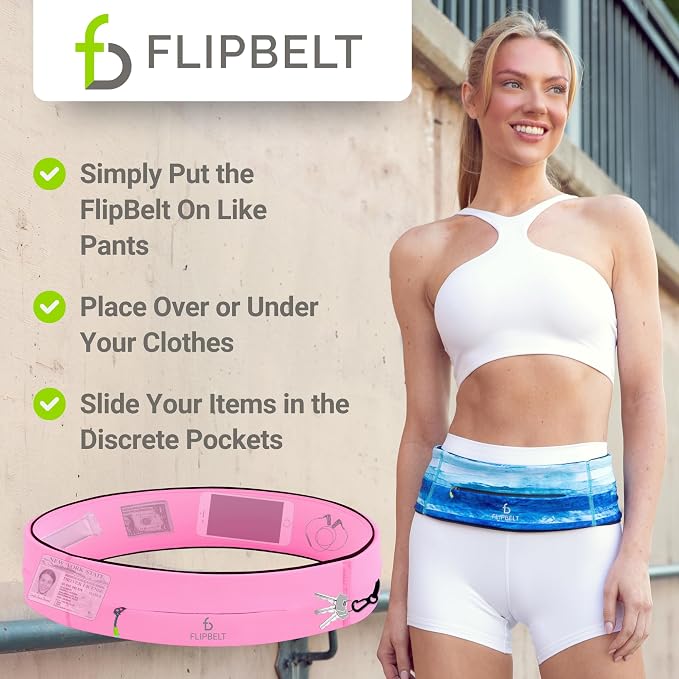 FlipBelt Zipper Running Belt, Waist Pack for Fitness and Running, US Company - Image 5