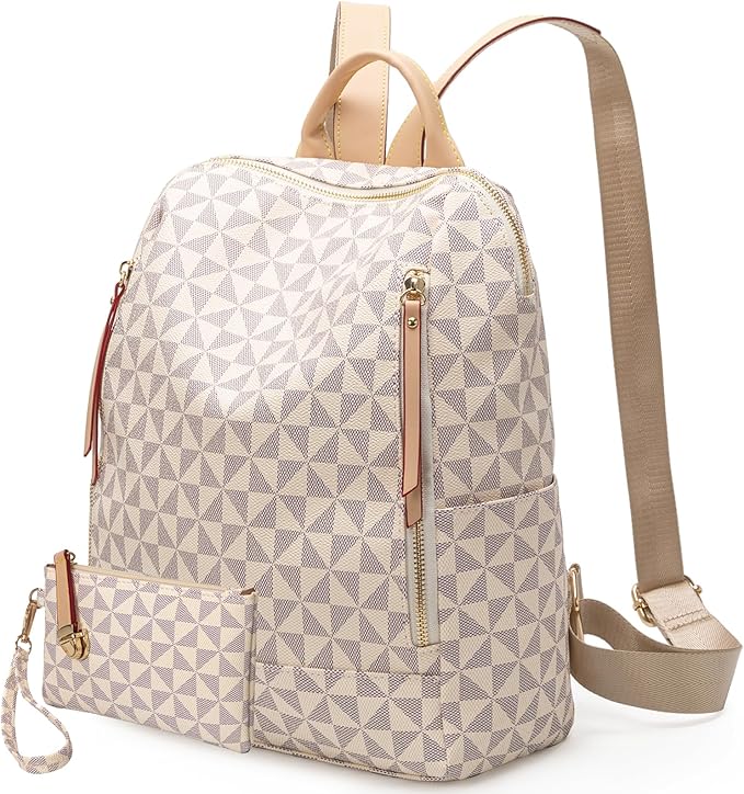 Womens Backpack Purse Leather Anti-theft Large Fashion Designer Travel Backpack Bag Men's Backpack Shoulder Bags by BuyNow