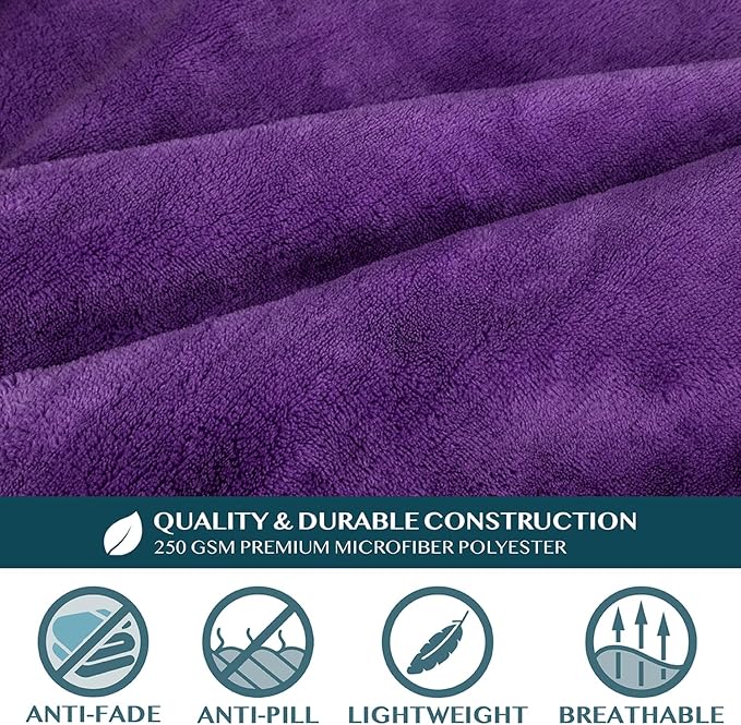 PAVILIA Wearable Blanket with Sleeves for Adult Women Men, Cozy Fleece Warm Wrap Throw with Arms, Gifts for Christmas, Wife - Image 7