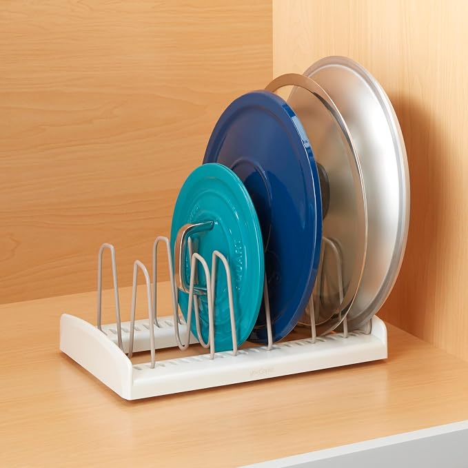 YouCopia StoreMore Adjustable Pot Lid Organizer, Standard, White - Image 5