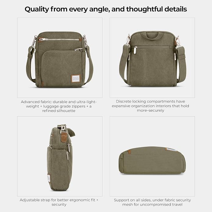 Travelon Anti-Theft Heritage Tour Bag - Image 7