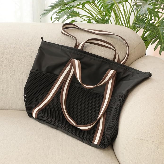 F-color Waterproof Beach Bags for Women - Machine Washable Travel Tote Bag with Zipper Cruise Swim Vacation Essentials - Image 8