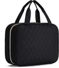 Travel Toiletry Bag for Women, Large Hanging Makeup Cosmetic Bag, Black | Big Compartment but Portable, Water-resistant Makeup Organizer Bags for Accessories, Shampoo, Full-size Container, Toiletries by MODENGKONGJIAN