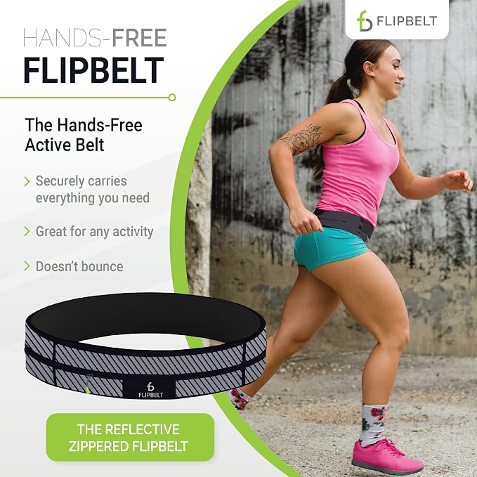 FlipBelt Zipper Running Belt, Waist Pack for Fitness and Running, US Company - Image 2