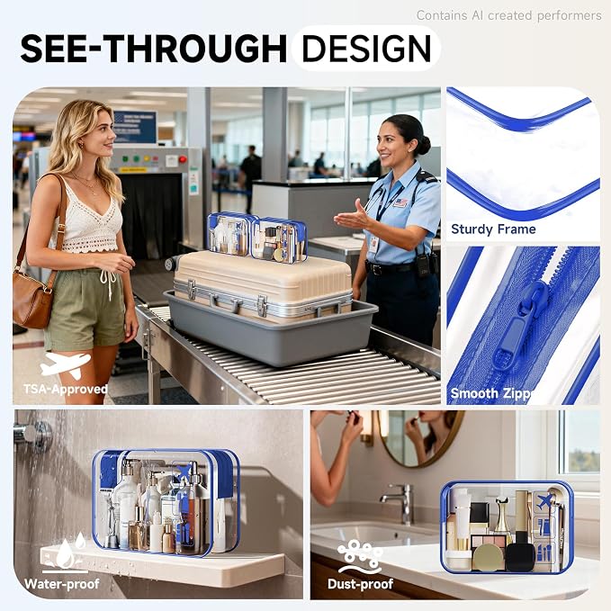 OlarHike 11 Set Packing Cubes for Travel, Gifts for Women Mom,Anti-Tearing Suitcase Organizer with Over 1000 pcs Mesh Holes,Vacation Essentials & Accessories for Cruise Ship - Image 3