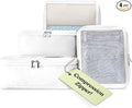 Vandel Space-Saving Compression Packing Cubes for Women 4-Pack Compressible | Luggage Packing Cubes for Travel Compression Organizer Bags, Carry On Suit Case, Space-Saving, Packing Cubes for Women by VANDEL