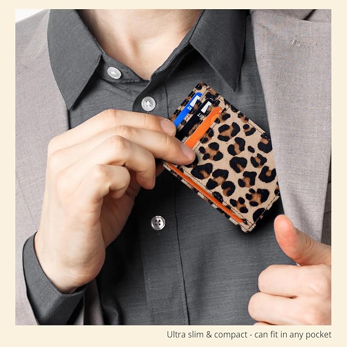 Oak Leathers Leather Slim Wallet Unisex - RFID Minimalist Card Holder - Image 6