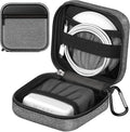 FINPAC Charger Case for MacBook, Small Electronic Organizer Pouch Bag | Portable Travel Storage for MacBook Power Adapter, Laptop Accessories, Magic Mouse, USB Drives, Gadgets, Gray by FINPAC