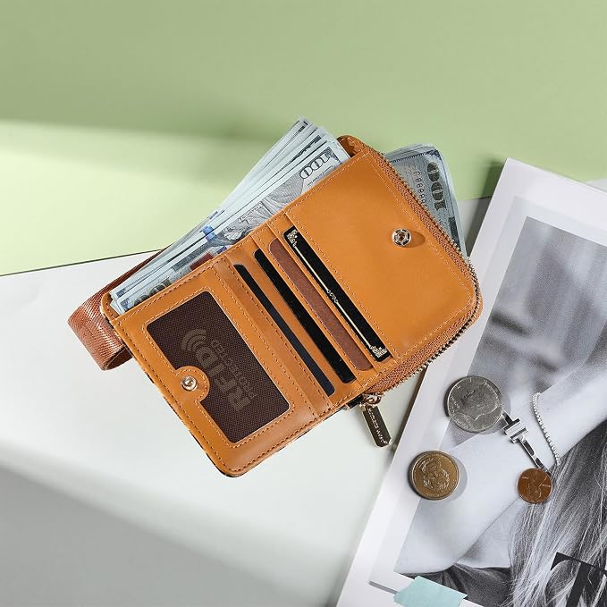 Montana West Small Sunflower Wallet for Women Female Ladies with a Detachable Wristlet Women's Wallet with Rfid Blocking Lining Minimalist Lightweight & Easy to Carry - Image 3