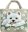 Women's Quilted Tote Bag – Lightweight Large Capacity Foldable for Travel | 20.87" L x 15.75" H by Unknown