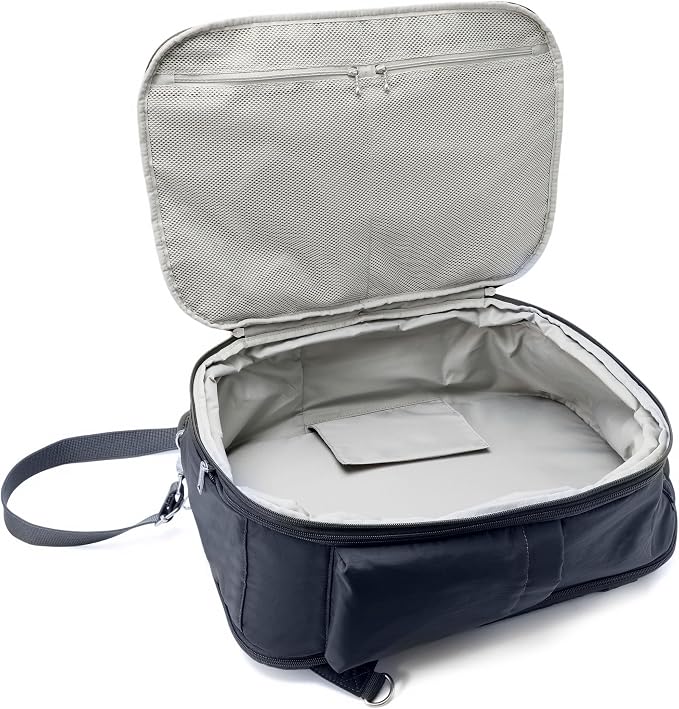 Securtex® Classic Anti-Theft Convertible Travel Backpack - 11x17” Carry-On, Fits 16” Laptop, Locking Zippers, Expandable - Image 4