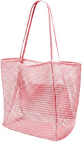 Mesh Beach Tote Bag for Women, Sandproof Quick Dry Foldable Travel Bag by Unknown