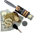 Lint Roller with Secret Safe Compartment - 2 in 1 Hidden Storage for Cash & Valuables, Portable Diversion Safe for Travel & Home(Black) by MyGiftHub