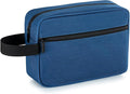 Elviros Travel Toiletry Bag for Women and Men,Lightweight Makeup Bag Hanging Dopp Kit with Shaving Compartment Cosmetic Organizer Small Tool Bag Travel Essentials,Gifts for Men(Navy Blue) by Elviros