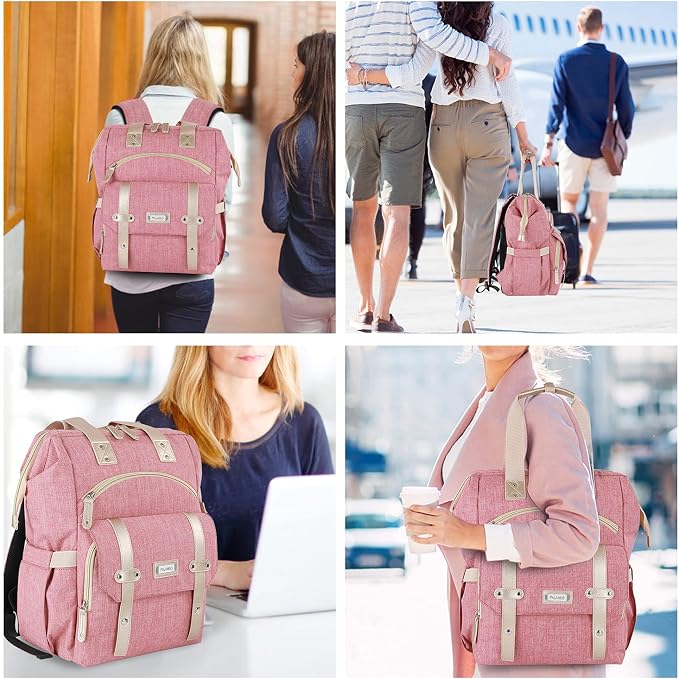FALANKO Laptop Backpack for Women,Large Computer Backpack for 17 Inch Laptop, Water Resistant Teacher work nurse Doctor Bookbag - Image 7