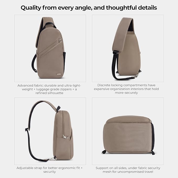 Travelon Anti-Theft Classic Sling Bag - Image 5