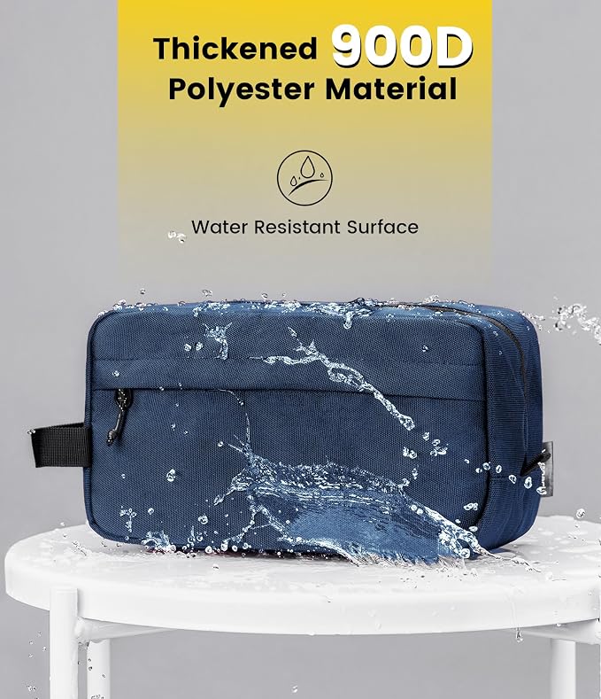 Vorspack Water Resistant Travel Toiletry Bag for Men Women | Travel Bag for Toiletries, Large Capacity, Organized Compartment, Travel Essentials, Suitable for Shaving, Makeup, Cosmetics - Image 4