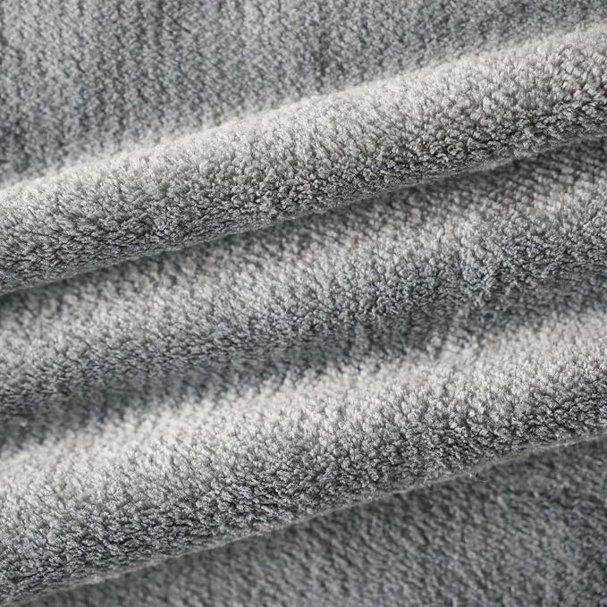 Travel Blanket Pillow, Soft Airplane Blanket 2-in-1, Travel Blanket Airplane Compact with Bag, Travel Essentials Accessories for Plane and Car,60x40 Grey - Image 9