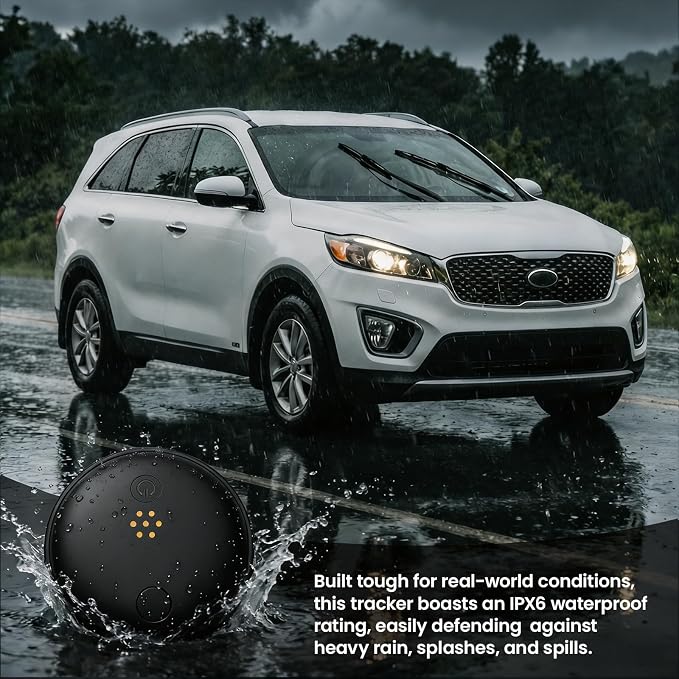 GPS Tracker for Vehicles,Tracking Devices for Cars Hidden, iOS & Android | Magnetic GPS Locator Global Coverage Real-Time Tracking(Work with iOS and Android), No SIM Card or Subscription Needed - Image 5