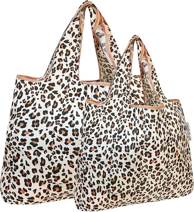 allydrew Large Foldable Tote Nylon Reusable Grocery Bags by allydrew