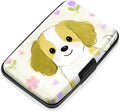 Mayski Credit Card Holder for Women RFID Blocking Wallet, Dog | Card Wallets for Women Small Mini Business Metal Accordion Aluminum Alloy Hard Case for Men by SLIMELEGANCEPERSONIFIED
