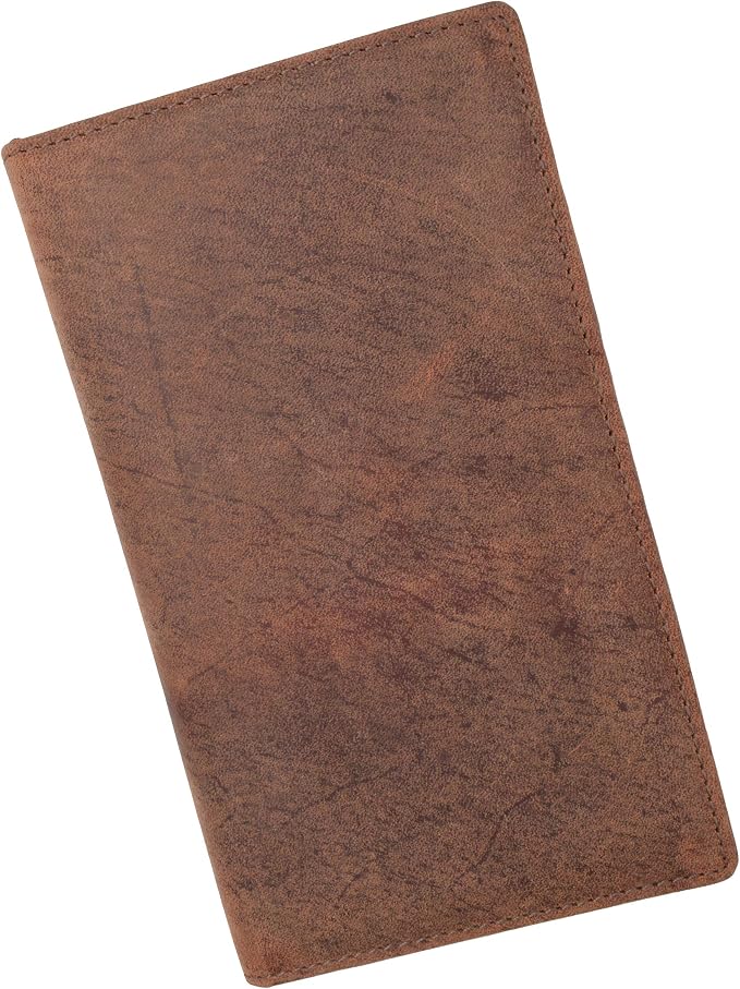 Marshal Bifold Leather RFID Blocking Wallet For Men & Women | Genuine Leather Holder With 19 Slots, 2 Bill Compartments & ID Window For Credit/Debit Cards, Money & More (Vintage) - Image 2