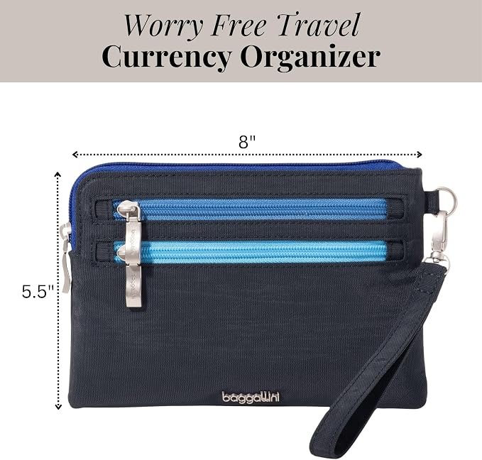 Baggallini Women's Rfid Currency Organizer Wristlet - Image 3