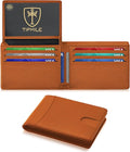 Tipmile Wallet for Men Slim RFID Blocking Credit Card Holder, Minimalist Men Wallets 12 Cards with 2 ID Windows & Cash Slot, Bifold Front Pocket Wallet Gifts for Men by Tipmile