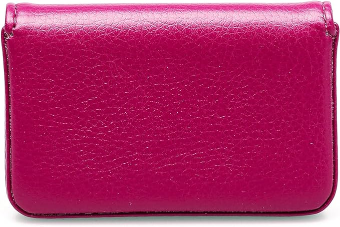 RFID Blocking Wallet - Minimalist Leather Business Credit Card Holder - Rose - Image 4