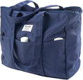 Bagelite Extra Large Canvas Tote for Women Men, Utility Work Bag with Zipper by Bagelite