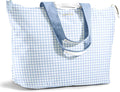 Fit & Fresh All The Things XL Beach Bag for Women, Oversized Travel Tote | Zip Closure, 3 Interior Pockets, 1 Large Zip Pocket, Dual Carry Handles, Canvas Weekender - Pool, College, Laundry, Groceries by fitfresh