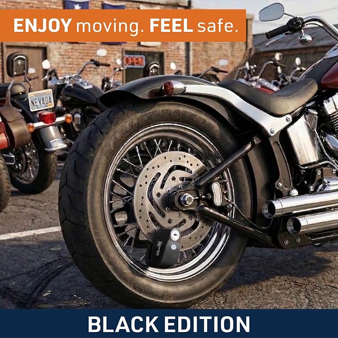 URBAN UR6B Hi-Tech Motorcycle Disc Lock with Smart Alarm | Best Value | 120dB, LED, Warning, A+ Sensitivity, Truly Waterproof, Long-Life CR2 Battery, Carried Locked, Bike Anti Theft Wheel Brake Locks - Image 2