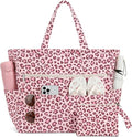 Large Beach Bags for Women, Waterproof Sandproof Beach Tote Bags Swim Pool Bags with Zipper & Wet Pocket Family by Unknown