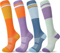 Compression Socks for Women Men | Knee High Comfort Circulation Support Socks for Athletic Running Cycling Travel by scenicamp