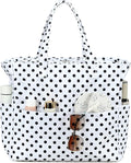LEDAOU Large Beach Bag for Women, Waterproof Sandproof Tote Bag with Zipper | 36L Pool and Swim bag with Zipper, Wet/Dry pocket and 7 Pockets for Beach Days, Cruises, Vacations and Family travel by LEDAOU