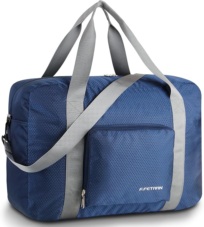 F.FETIVIN Personal item travel bag 18x14x8 for Spirit Airlines Lightweight carry on duffle bag for Gym,Sports,Vacation by FFETIVIN