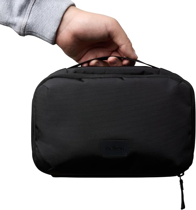 Bellroy Hanging Toiletry Kit 3L, Travel Toiletry Bag - Black | 3L hanging toiletry bag for men and women, designed for travel - Image 6