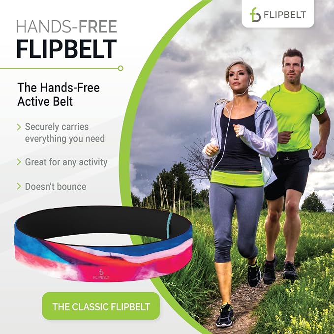 FlipBelt Classic Running Belt, Phone Holder for Running, Money Belt Pouch - Image 2