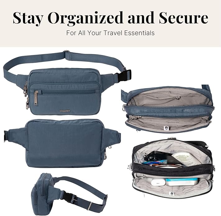 Baggallini Securtex Anti-Theft Belt Bag - Image 6