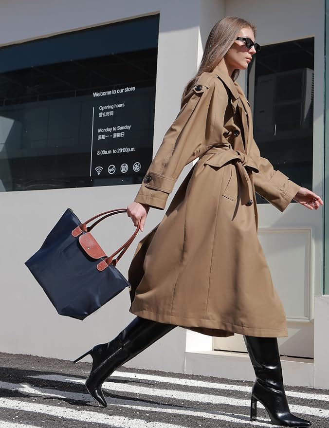 Tote Bag for Women Foldable Shoulder Bag Nylon Weekend Hobo Handbag - Image 2