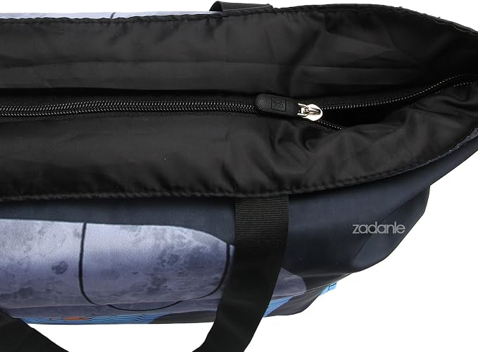 Beach Tote Bags Travel Totes Bag Shopping Zippered Tote for Women Foldable Waterproof Overnight Handbag - Image 8