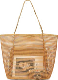 Fammart Mesh Beach Bag for Women, Summer Straw Tote Hobo Pool Bags with Zipper Pocket, Travel Vacation Cruise Essentials 2026 by Fammart