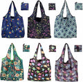 6 Pack Reusable Grocery Bags Heavy Duty with Handles, Reusable Shopping Bags for Women, Foldable, Washable for Store, Travel by Unknown